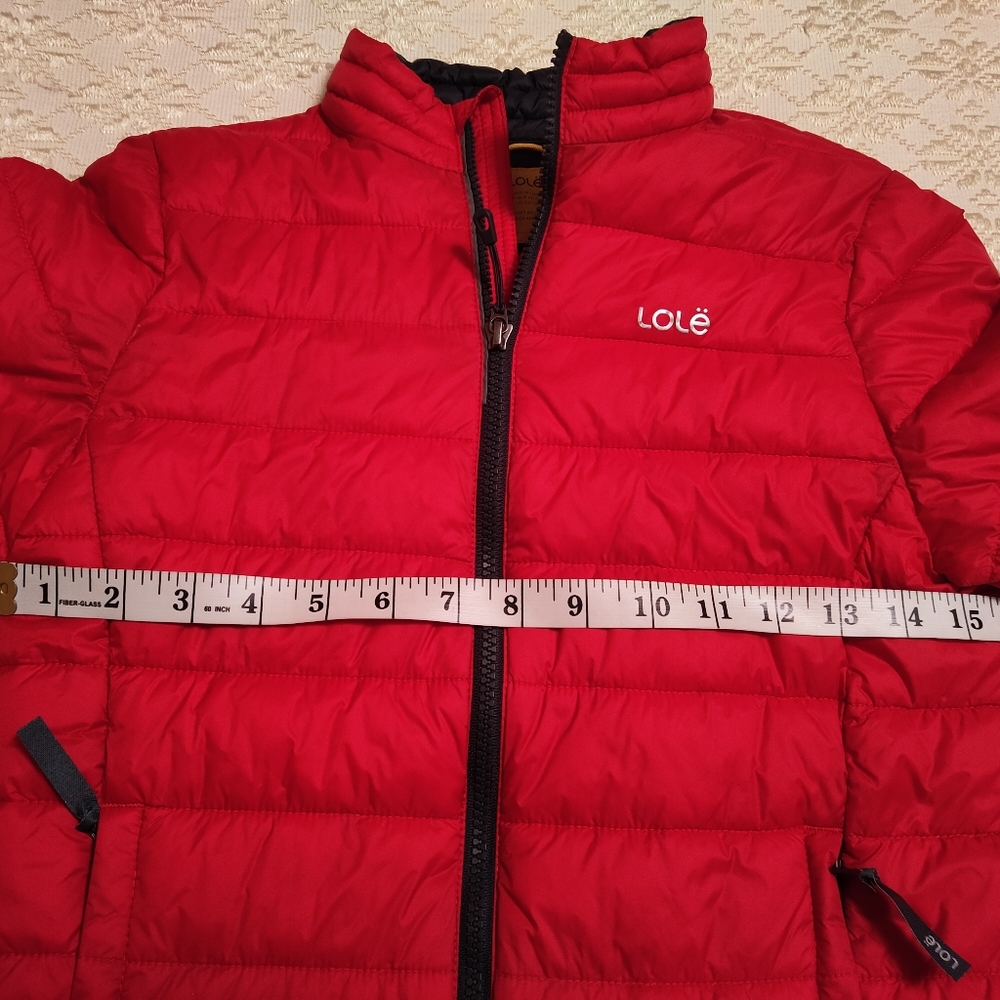 Lolë Girl's Red Light Puffer Spring Jacket - Picture 9 of 12